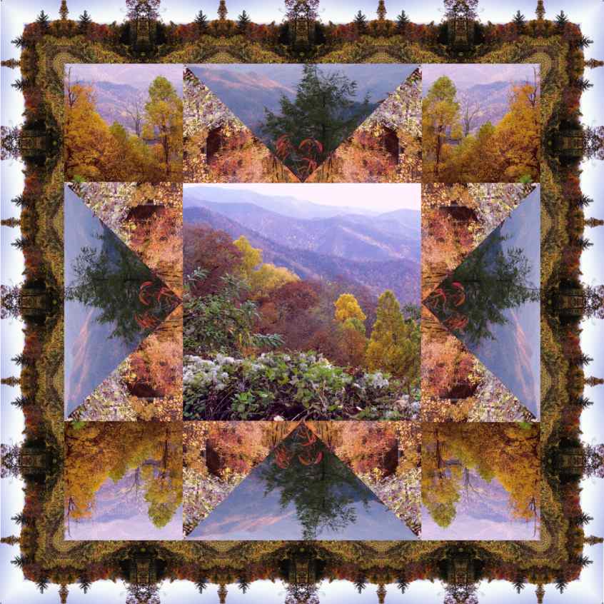 Blue Ridge Parkway Fall Pillow