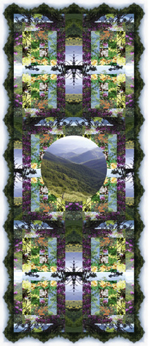 Blue Ridge Parkway Spring 2 Circle Banner