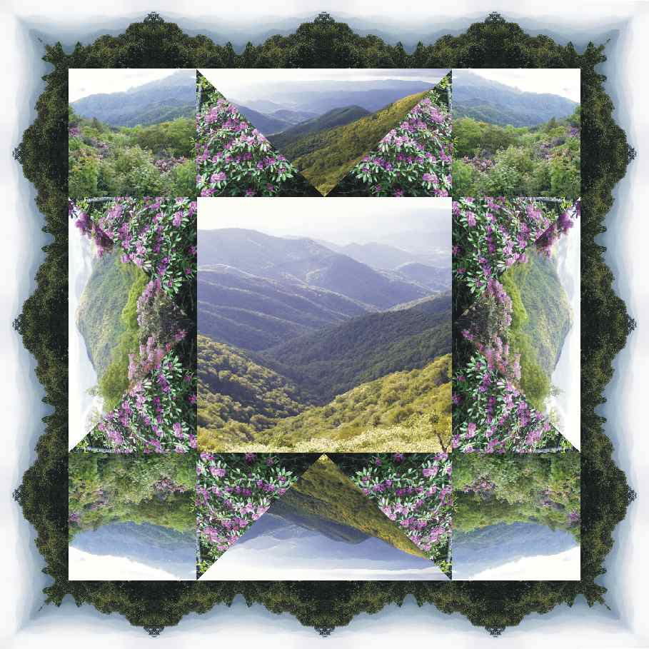 Blue Ridge Parkway Spring Pillow