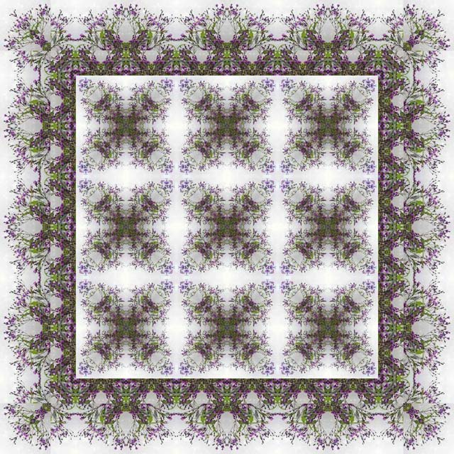 Ironweed Medallion quilt